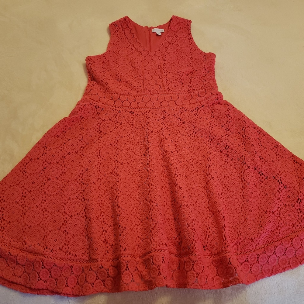 PL Charter Club Beautiful Orange Summer Dress